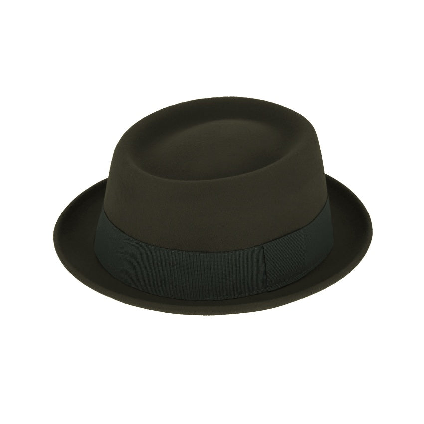 Pork Pie Hat – Wool Felt Crushable & Waterproof