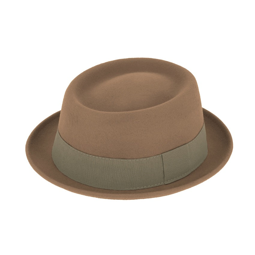 Pork Pie Hat – Wool Felt Crushable & Waterproof