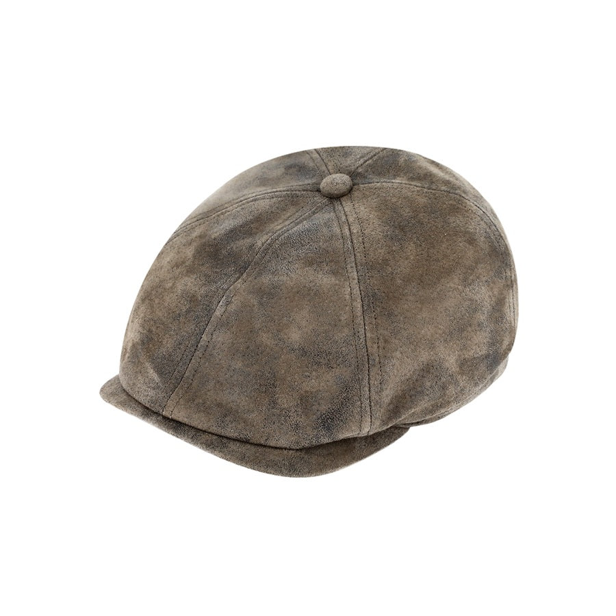 Genuine Leather Bakerboy Cap Henry – Vintage Antique