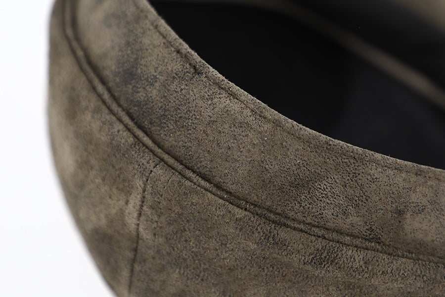 Genuine Leather Bakerboy Cap Henry | Vintage Antique