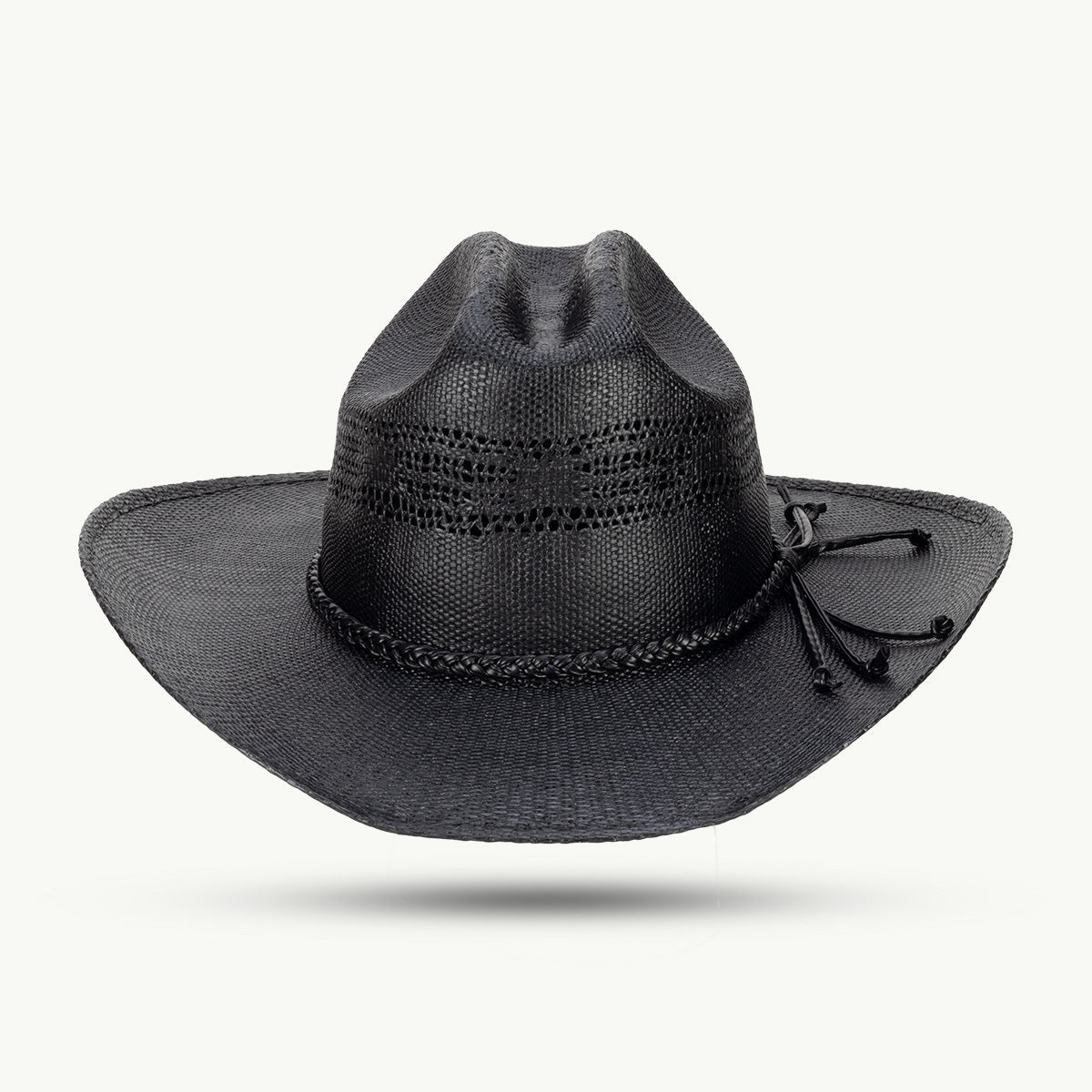 The Gunlock Western Hat is crafted for adventurers who live the cowboy life and want to express their character through authentic style. Made from dimensionally stable black paper straw, this hat delivers robust construction with classic Western appeal.