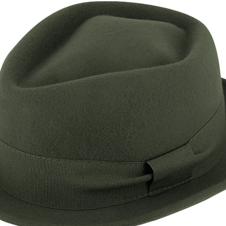 Wool Pork pie hat Diamond - Classic Unisex Fedora
