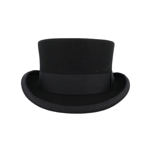 Black Wool Felt Top Hat - Classic Victorian Legend Hat