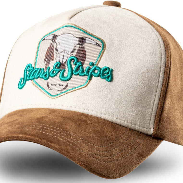 Buffalo Turquoise Western Trucker Cap - Premium Snapback Hat