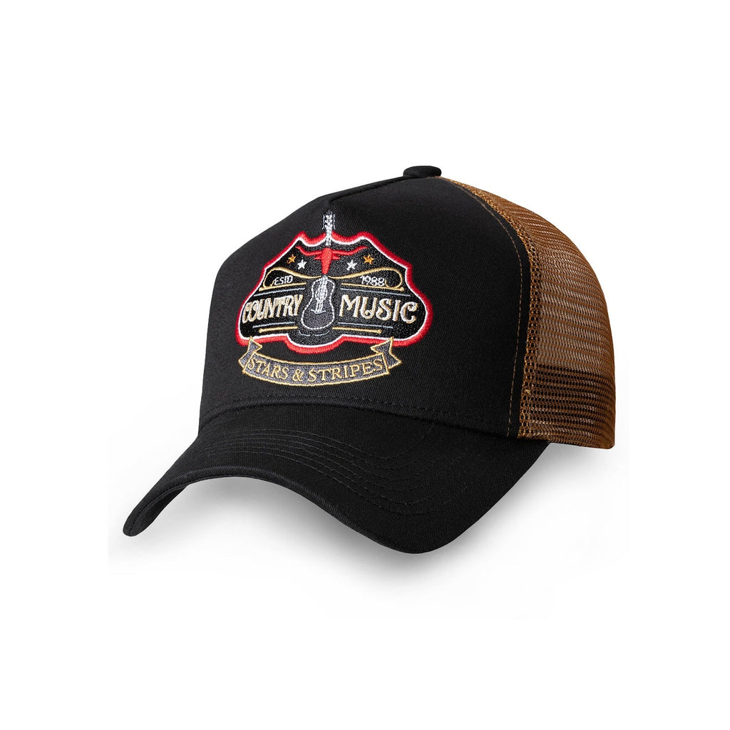Country Music Trucker Cap – Premium 5-Panel Western Snapback