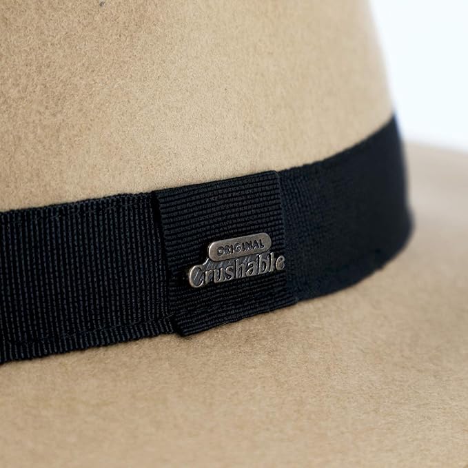 Fedora Classic Wool Felt Hat with Adjustable Inner Band