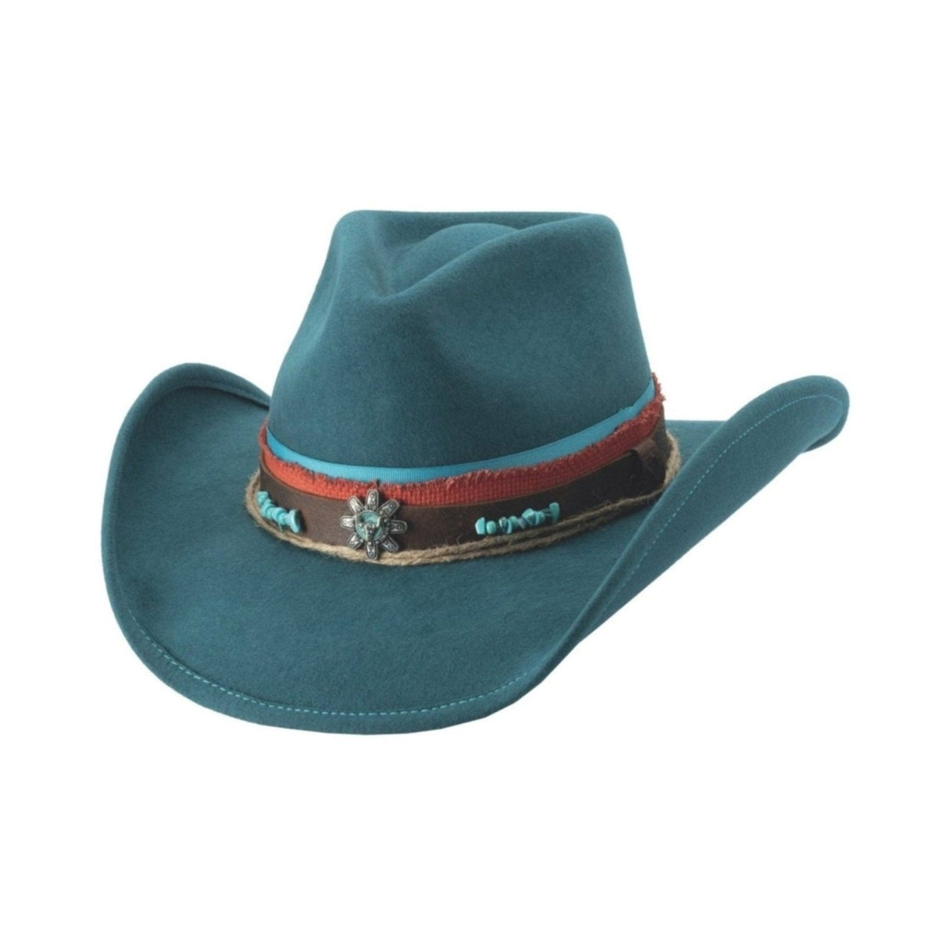 Forever After All Premium Wool Felt Cowgirl Hat - Western Hat with Embellished Hatband