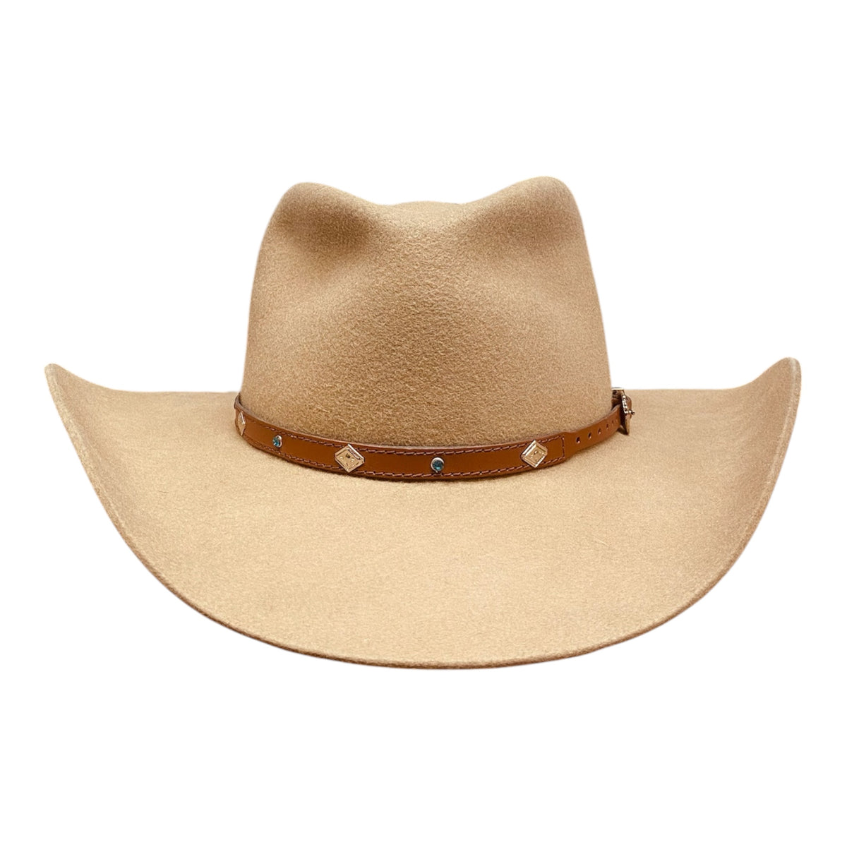 Golden Trail Beige Wool Cowboy Hat