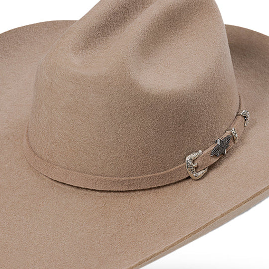 Premium wool Western felt hat Houston sand