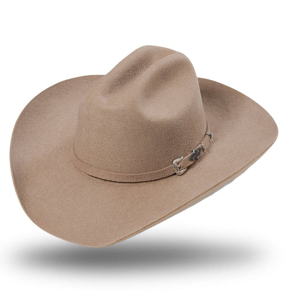 Premium wool Western felt hat Houston sand