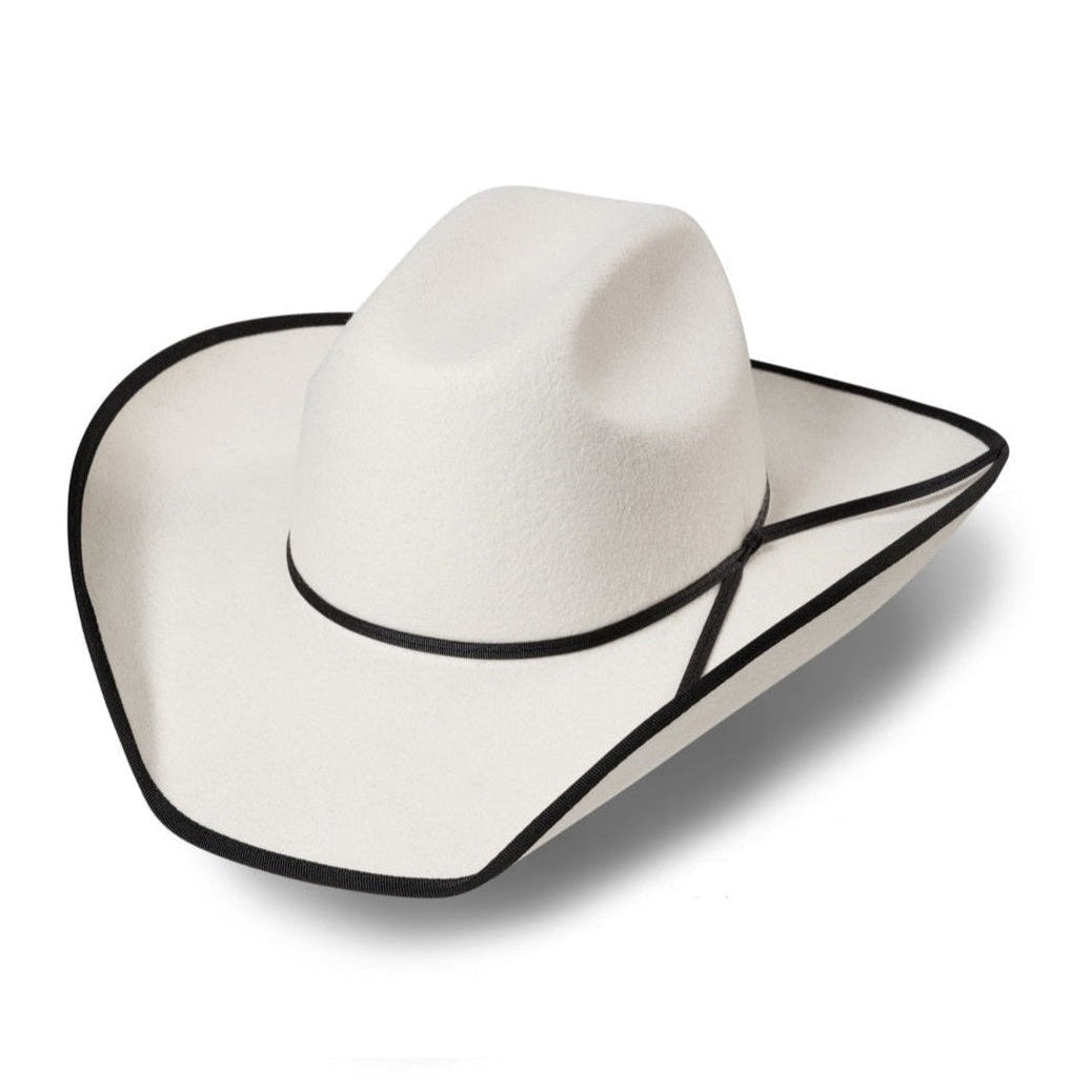 Iowa Silverbelly Premium Wool Felt Western Hat - Rhinestone Buckle Cowboy Hat
