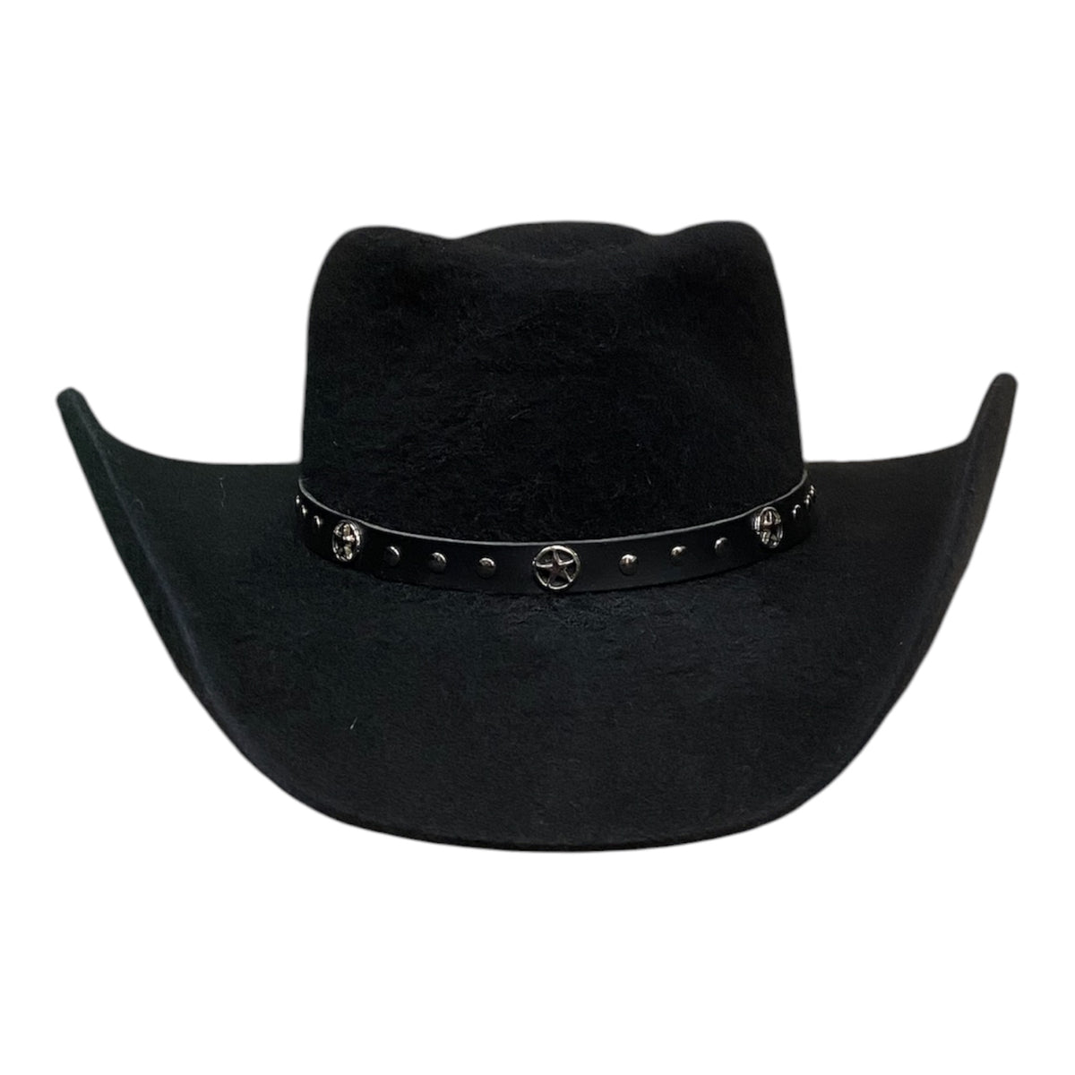 Nightfall Black Merino Wool Cowboy Hat