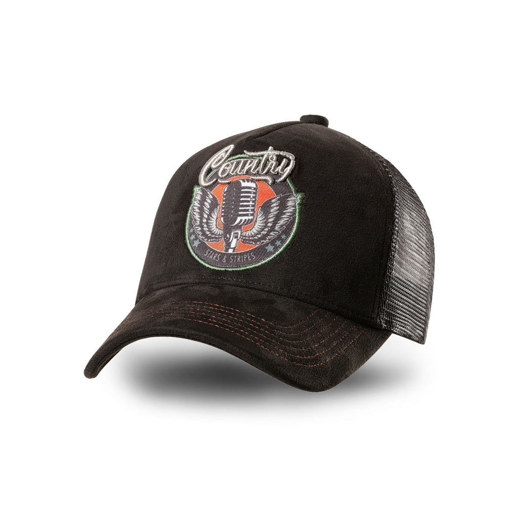 Country Trucker Cap – Premium 5-Panel Western Snapback