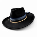 Teardrop fedora hat Small Town - Wide Brim Felt Hat