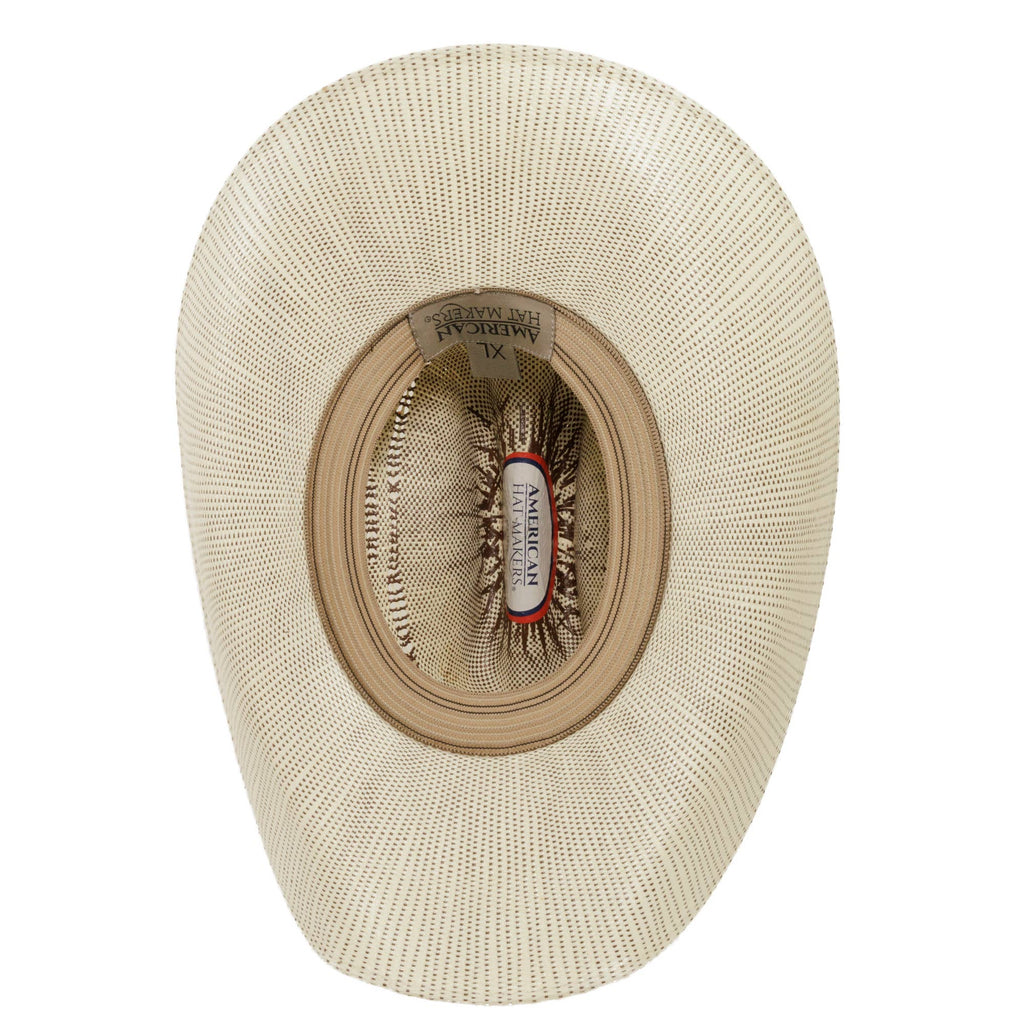 Western cowboy straw hat American Trail - Cattleman Shape