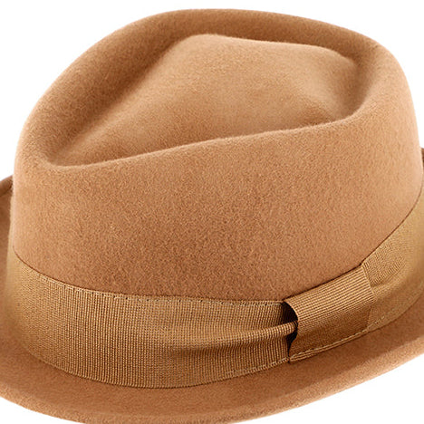 Wool Pork pie hat Diamond - Classic Unisex Fedora
