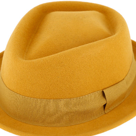 Wool Pork pie hat Diamond - Classic Unisex Fedora