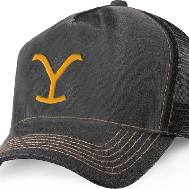 Yellowstone Edition Gray Trucker Cap - Premium Snapback Hat