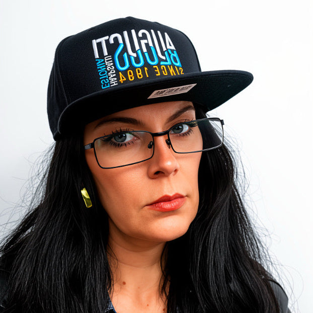 Augustibluus Flat Brim Snapback – Official Festival Cap Black
