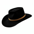 Brick – Handmade Wool Felt Western Cowboy Hat with brick crown