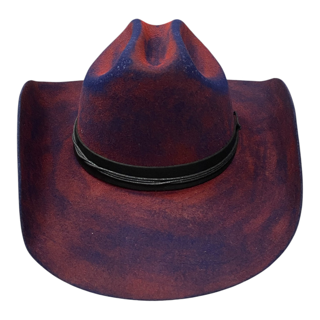Skylar 2 – Distressed Wool Felt Cattleman Hat by American Hat Makers