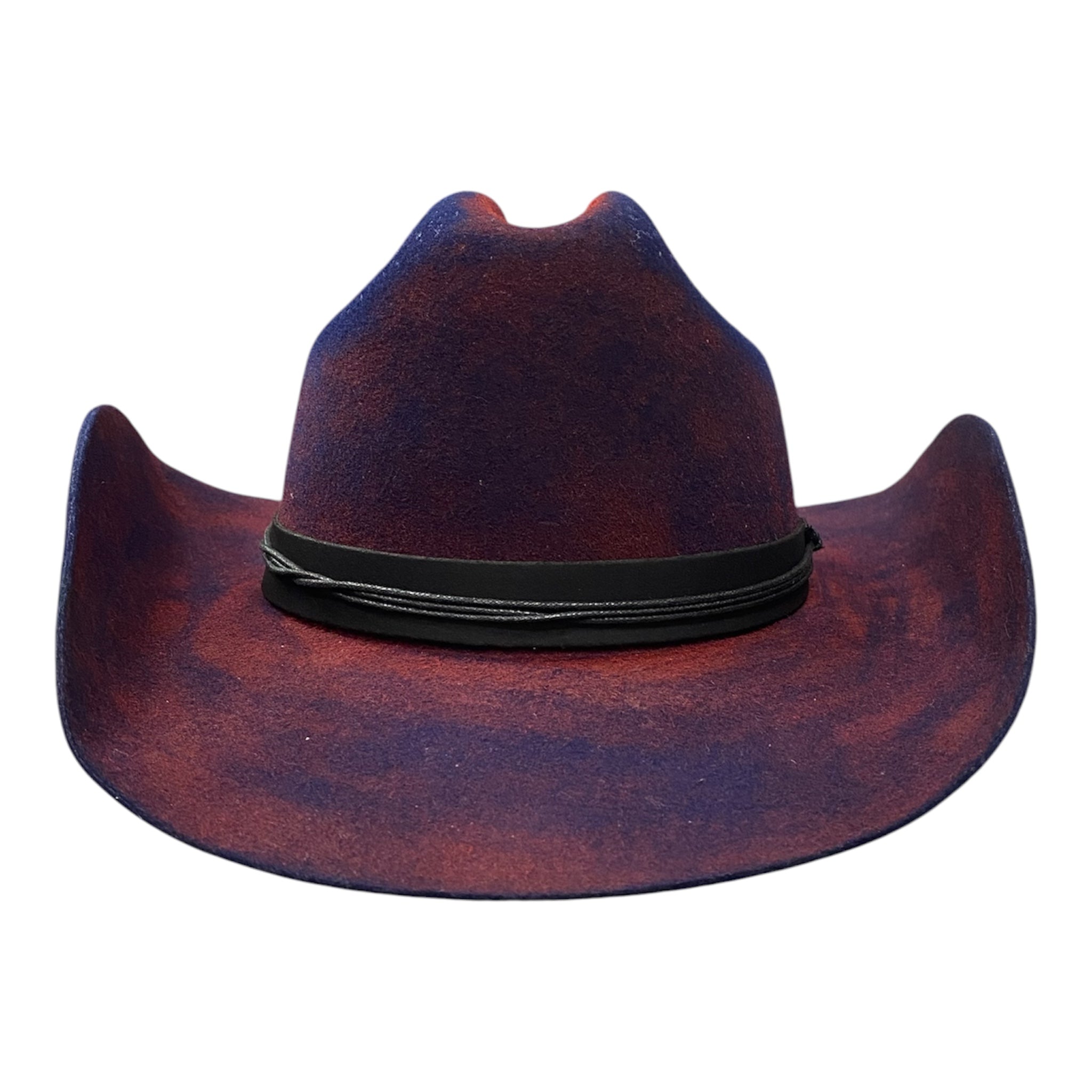 Skylar 2 – Distressed Wool Felt Cattleman Hat by American Hat Makers
