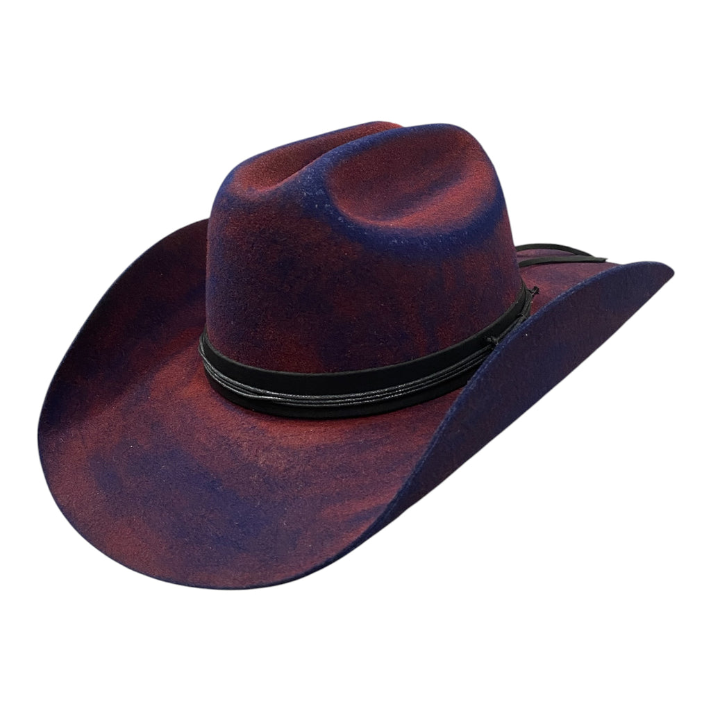 Skylar 2 – Distressed Wool Felt Cattleman Hat by American Hat Makers