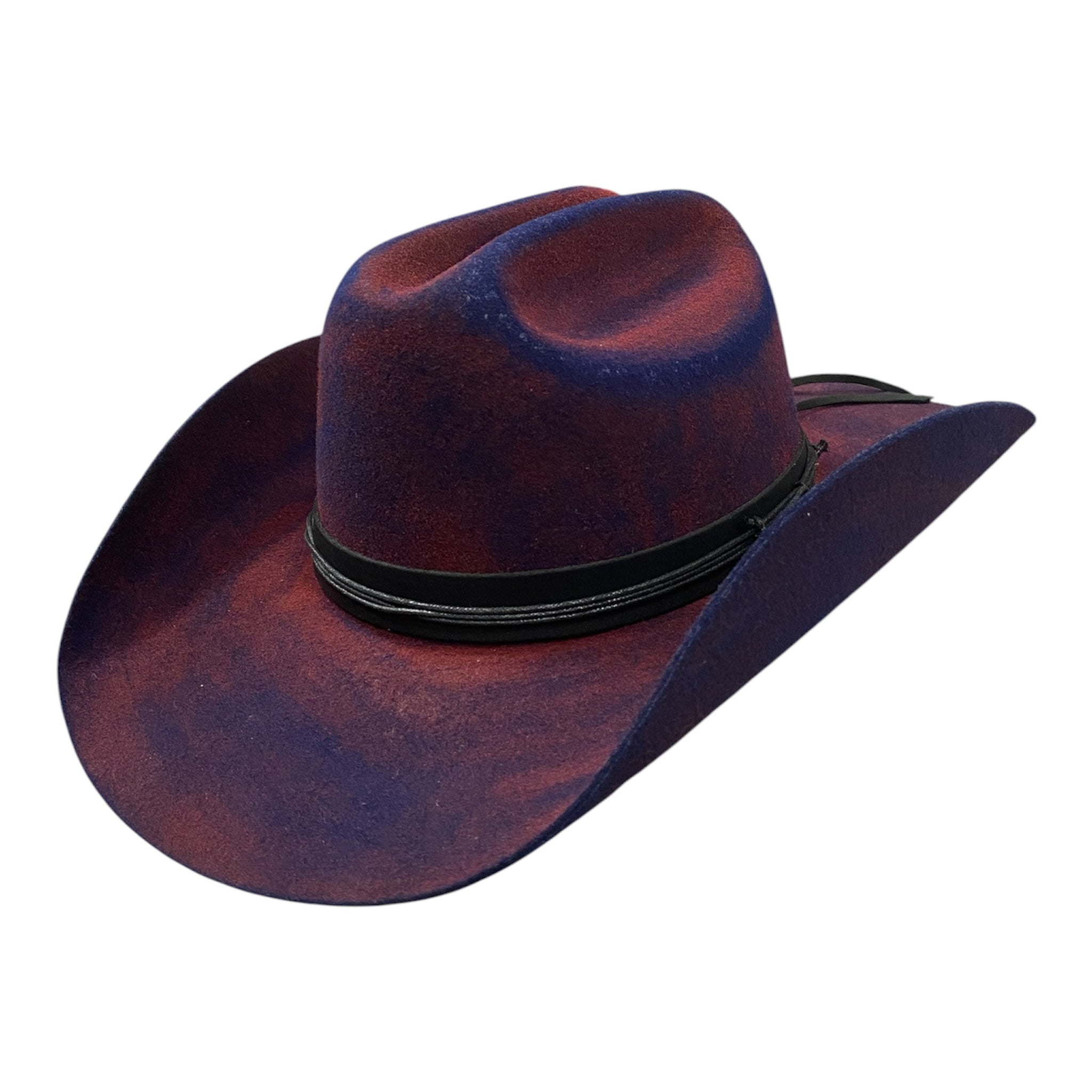 Skylar 2 – Distressed Wool Felt Cattleman Hat by American Hat Makers
